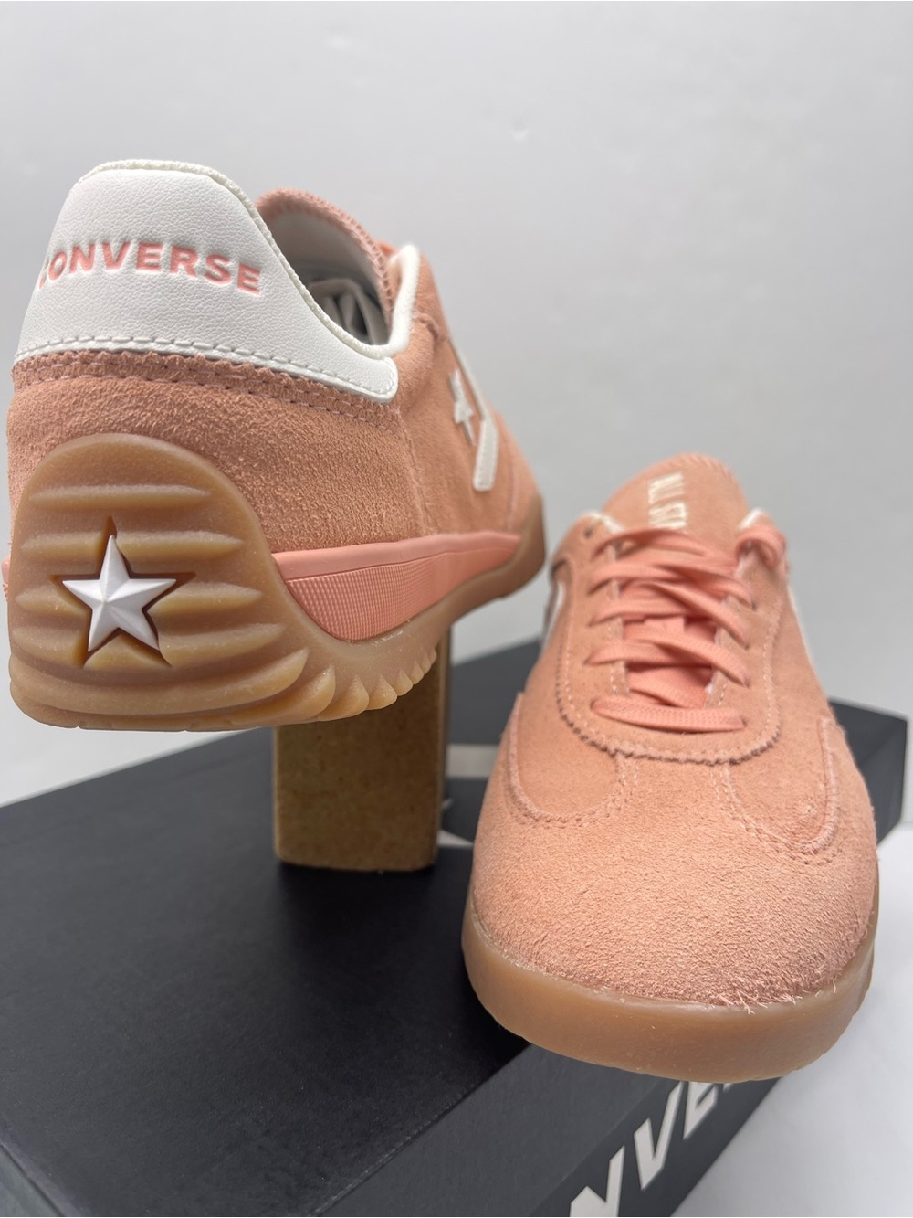 Converse WMNS All Star Low Top RUN STAR TRAINER OX FLAMINGO FADE/EGRET Sneakers - Picture 8 of 16